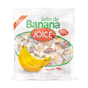 Balas de Banana Joice (Saco 80g)