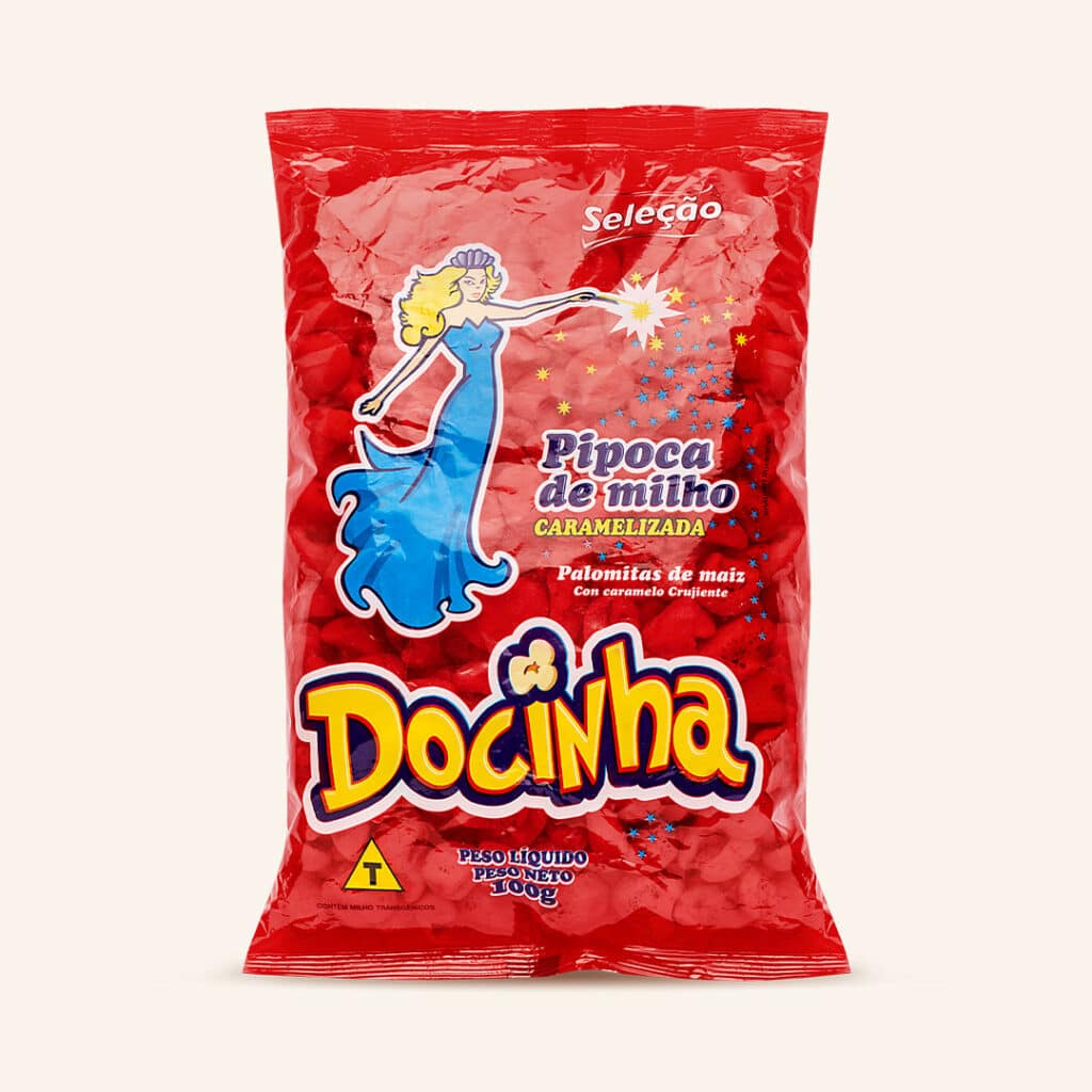 Pipoca Caramelizada Docinha (Saco 100g)