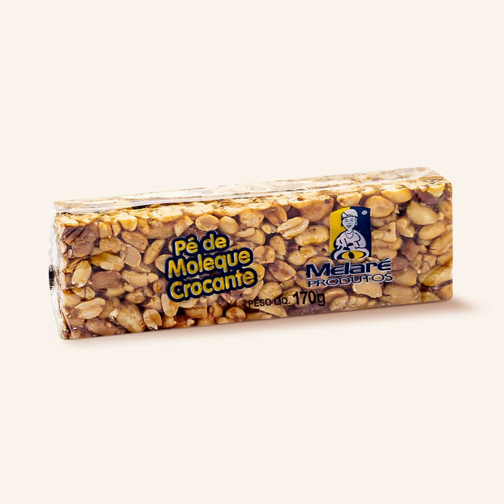 Pé de Moleque Crocante Melaré (Pacote 170g)