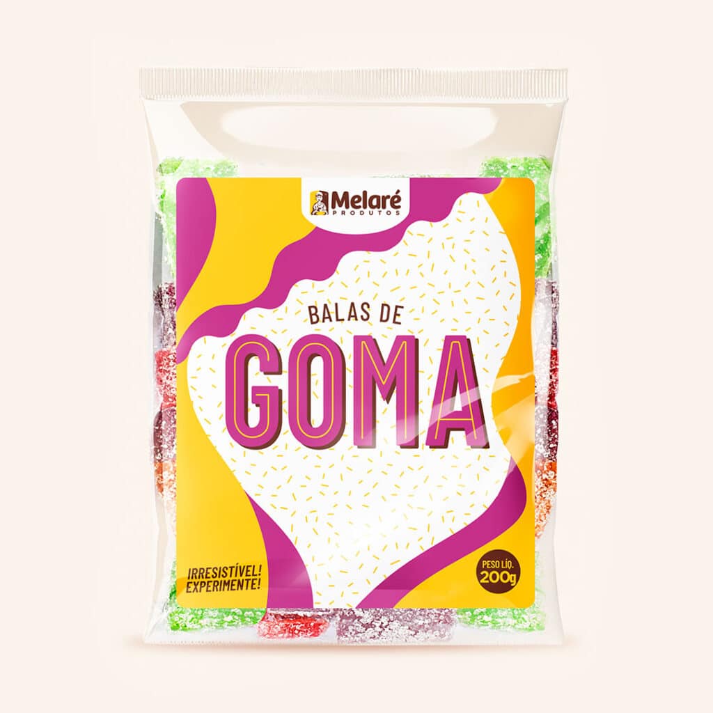 Bala de Goma Melaré (Saco 200g)