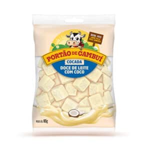 Doce de Leite Sabor Cocada Branca Portão de Cambuí (Saco 165g)