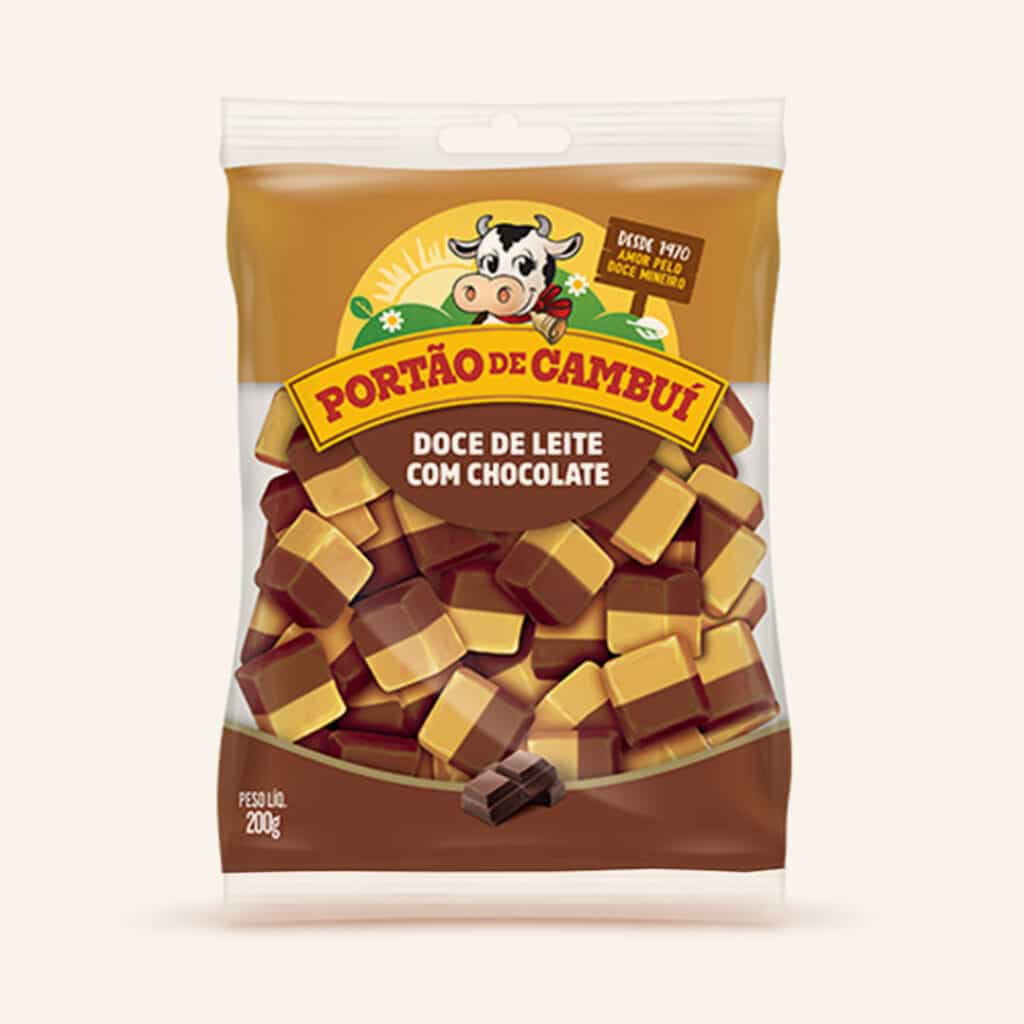 Doce de Leite com Chocolate Portão de Cambuí (Saco 200g)