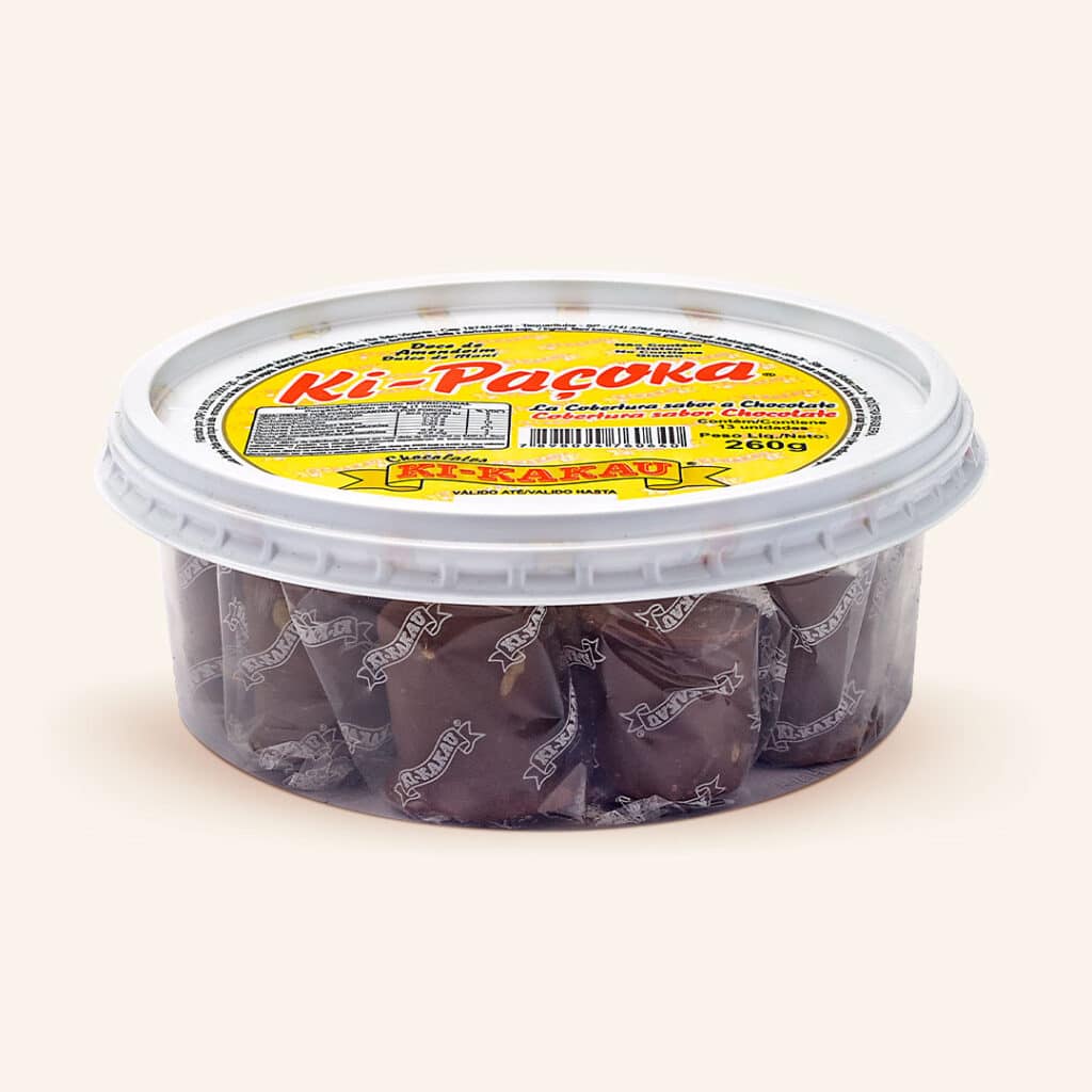 Paçoca Rolha com Chocolate Ki-Kakau (Pote 260g)