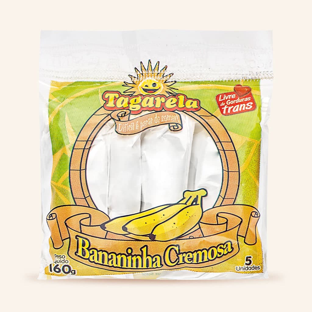 Bananinha Cremosa Tagarela (Saco 160g)