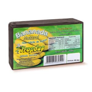 Bananada sem Açúcar Tropdan (Pacote 300g)