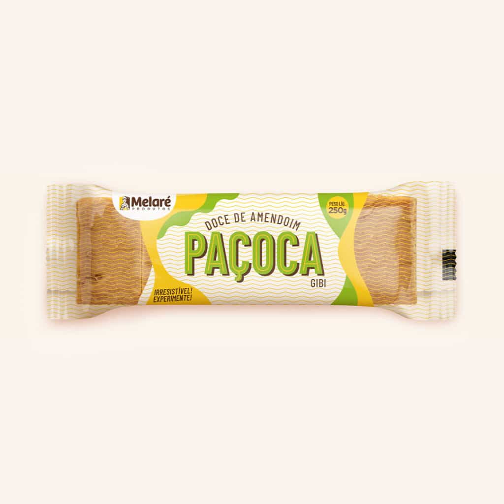 Paçoca Gibi Melaré (Pacote 250g)